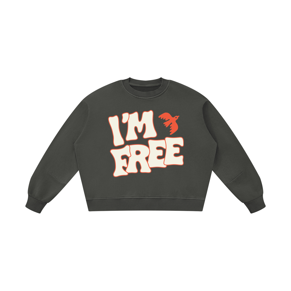 I'm Free - Boxy Vintage Washed Sweatshirt